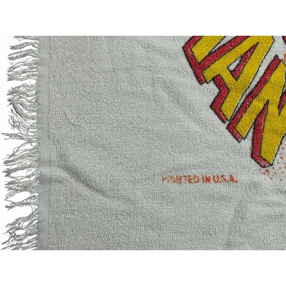 Vintage 1978 Cannon Beach Bath Towel Marvel The Amazing Spiderman‎ Cotton USA